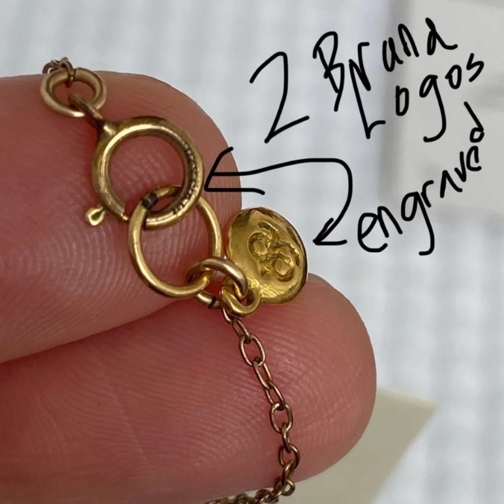 Gorjana Gold Necklace Arrow Sagittarius - 18k gold-plated 16.5" Shopbop Like New - Picture 9 of 9